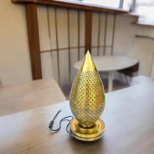 Illuminate Your Space with Our Exquisite Moroccan Brass Floor Lamp (TL 1007)